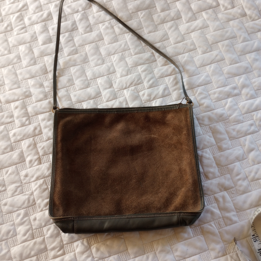 Vintage ronay leather suead purse